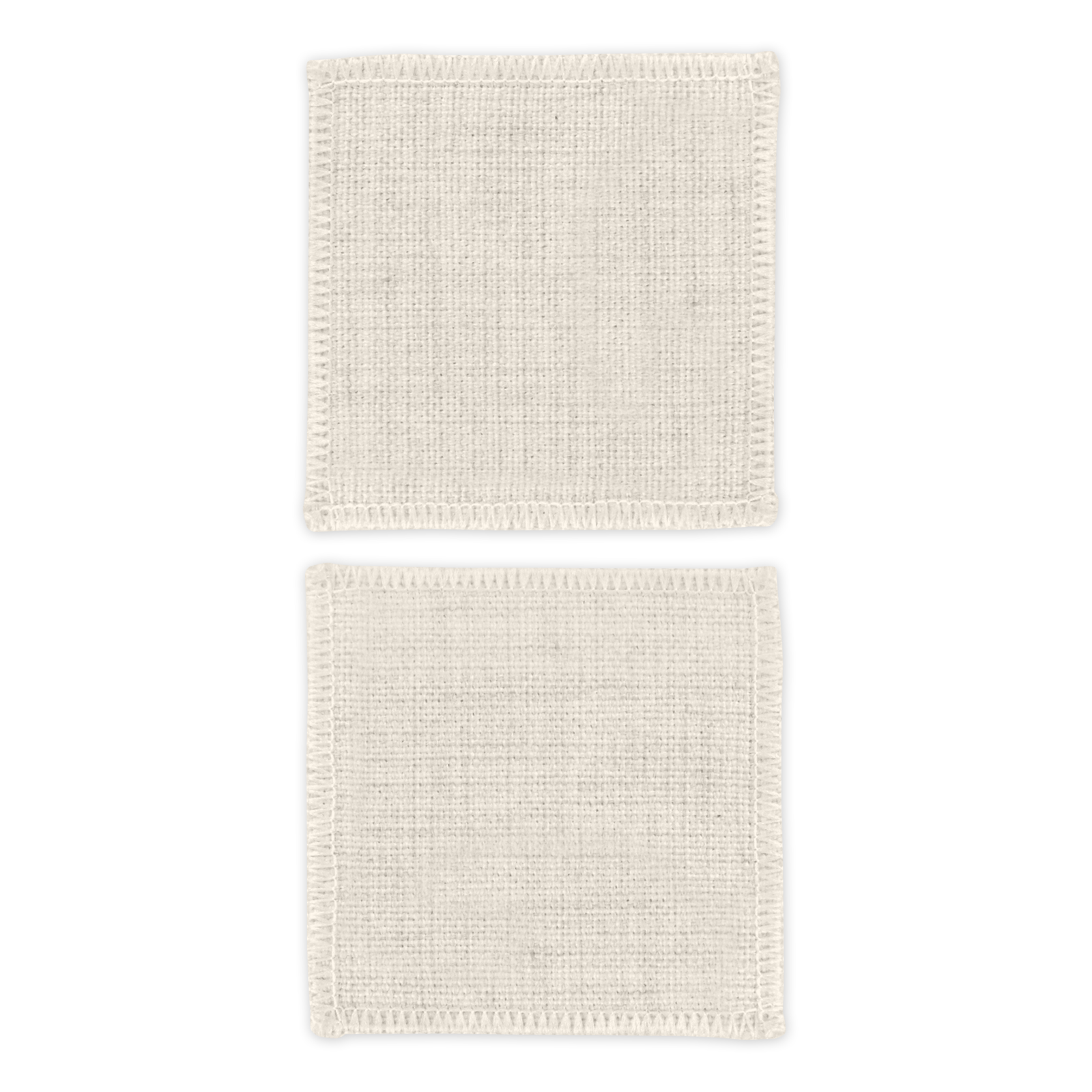 Blank/Customizable Linen Coasters - Set of 2