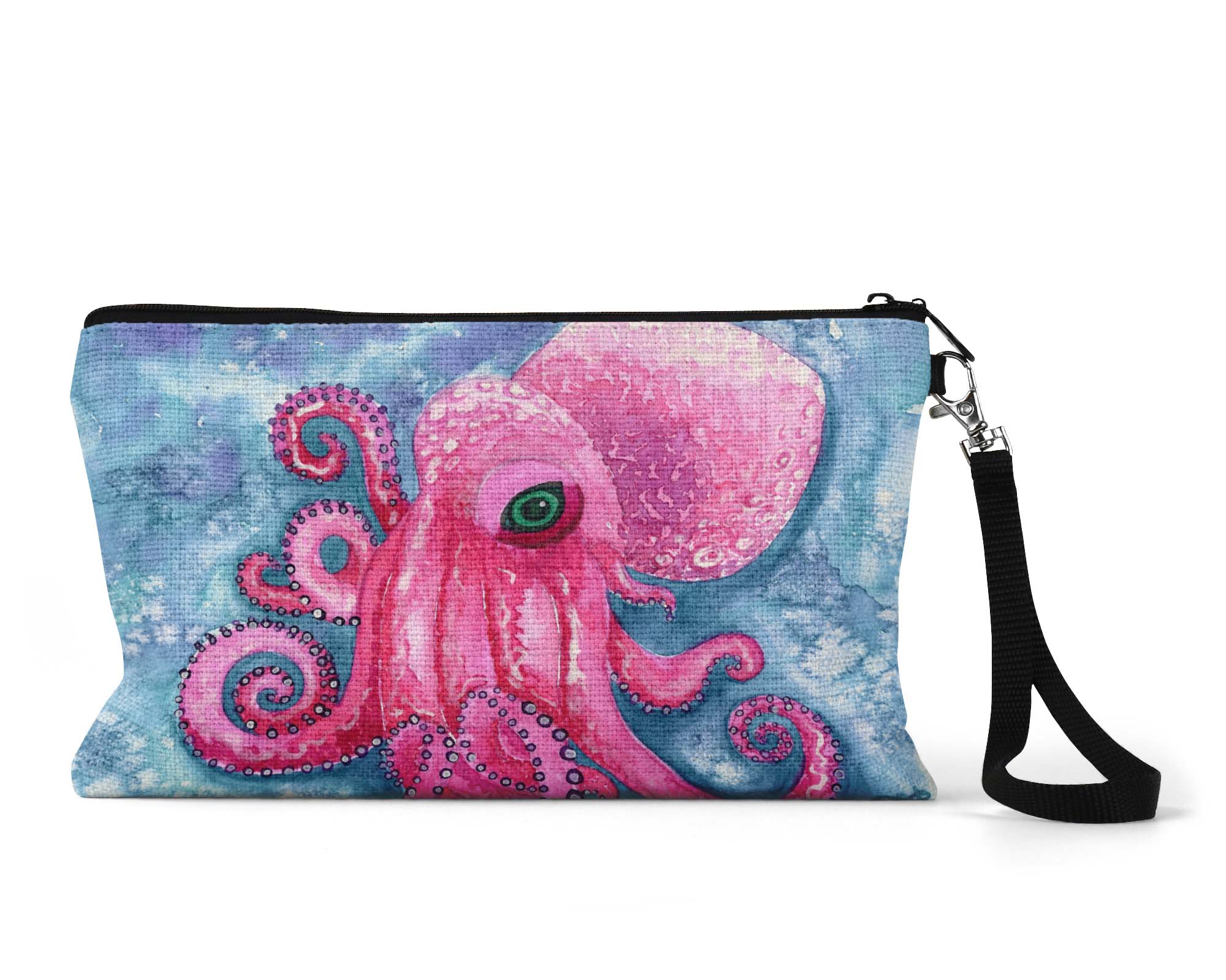 "Optimus the Octopus" - Linen Hand Bag