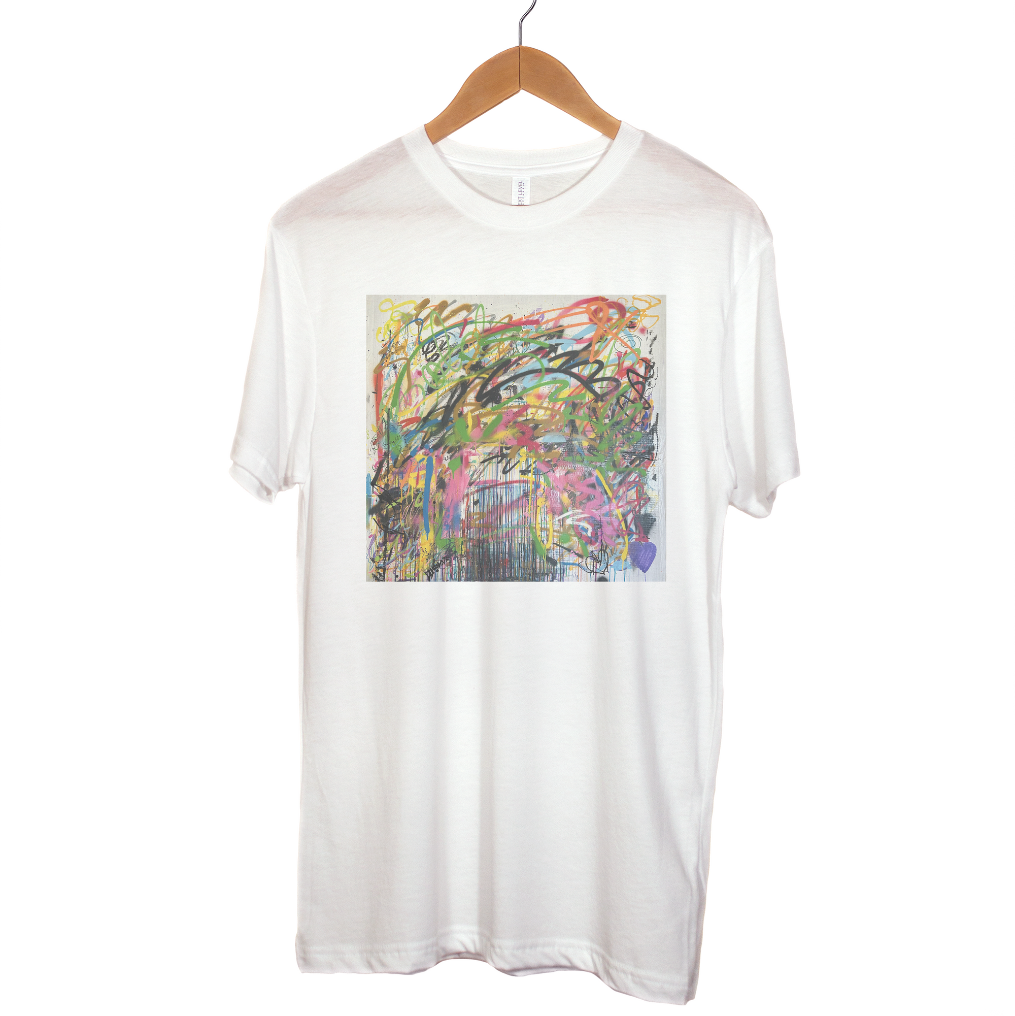 "Heart Of The Past" - Heather/White Triblend Tee
