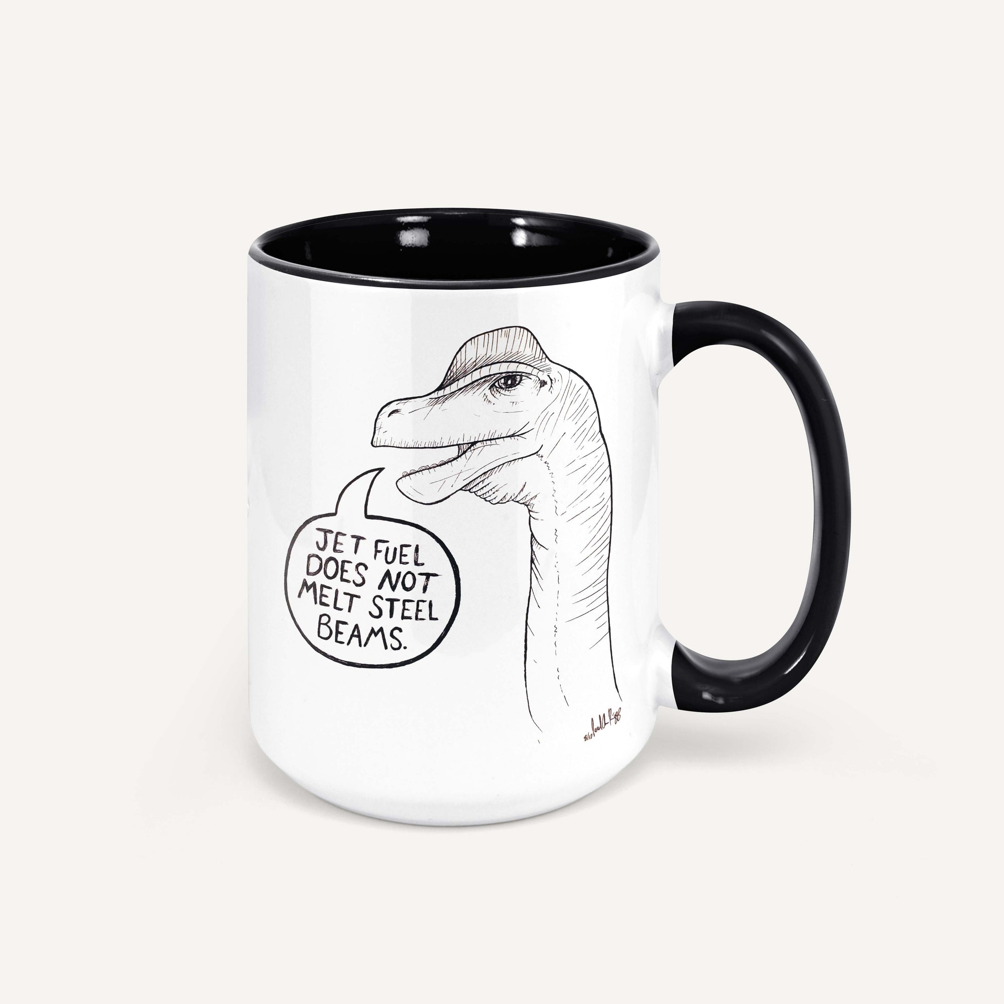 "Jet Feul... Steal Beams" (Conspiracy Dinos) - 15oz Coffee Mug