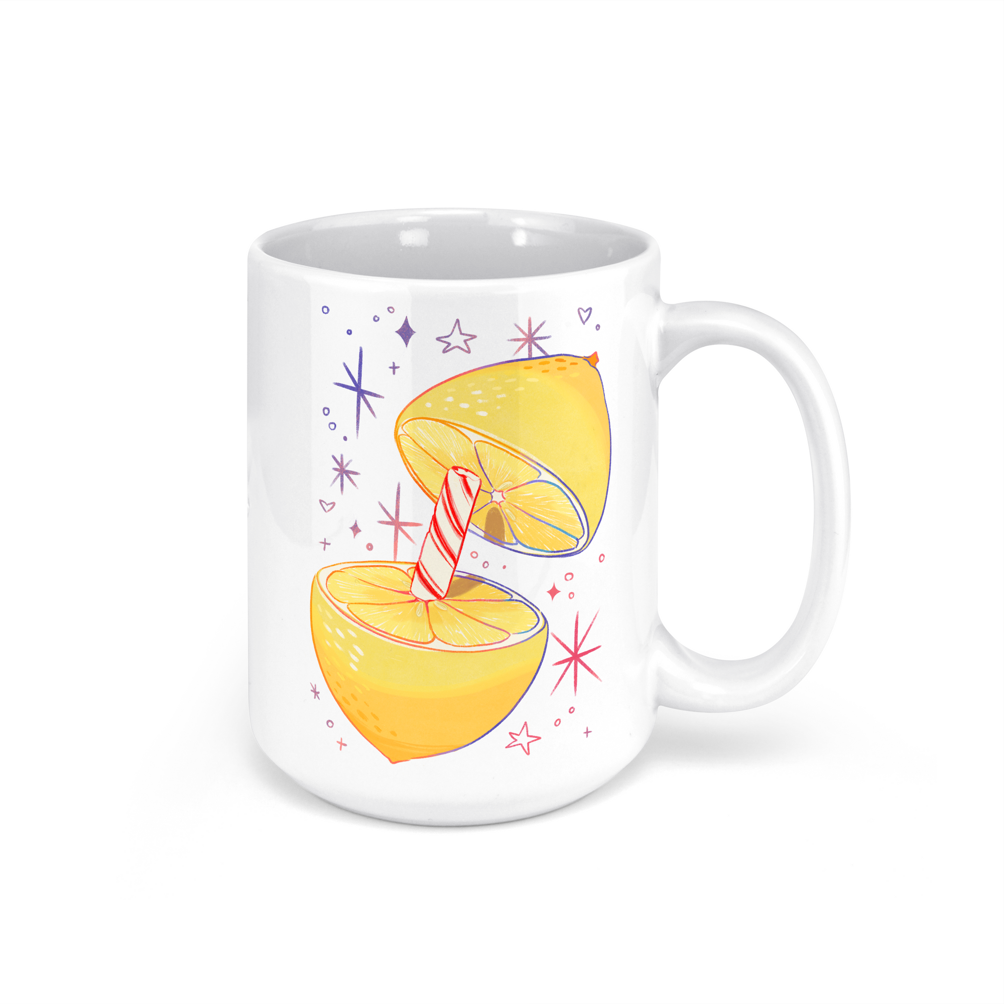 "Lemon Stick" - 15oz Coffee Mug