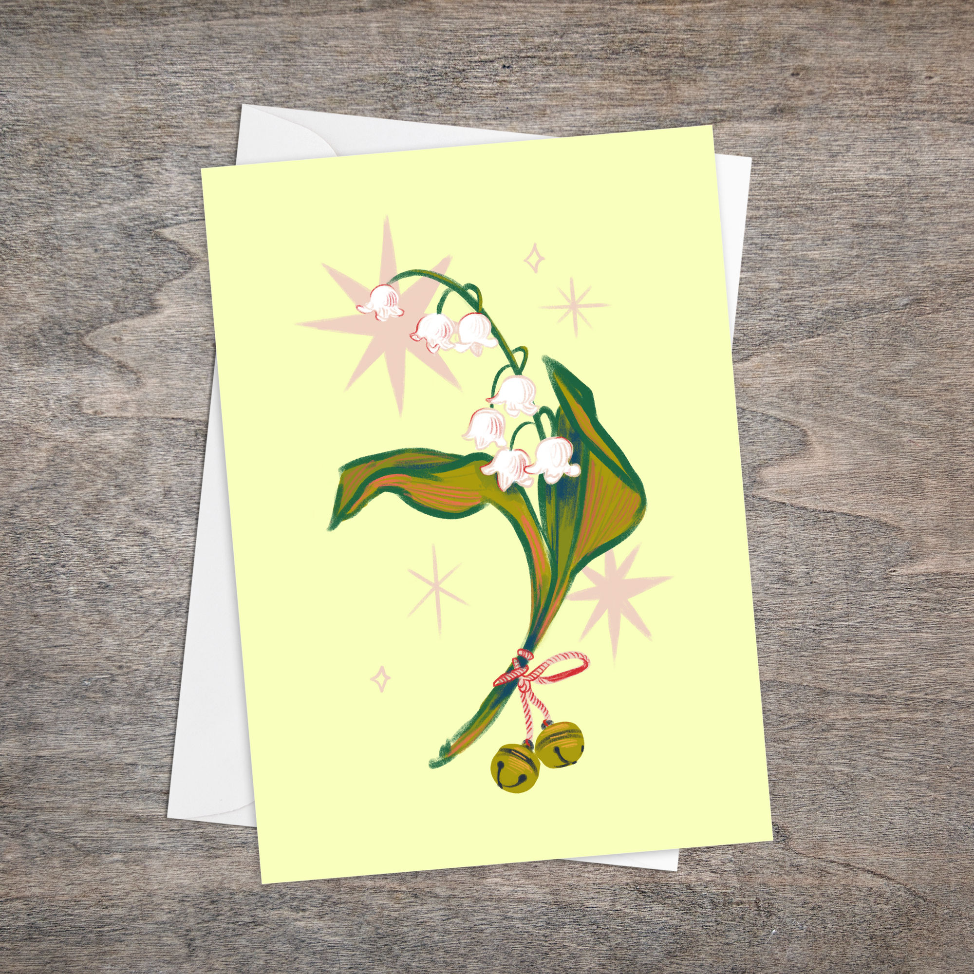 "Lily Bells" - Greeting Card