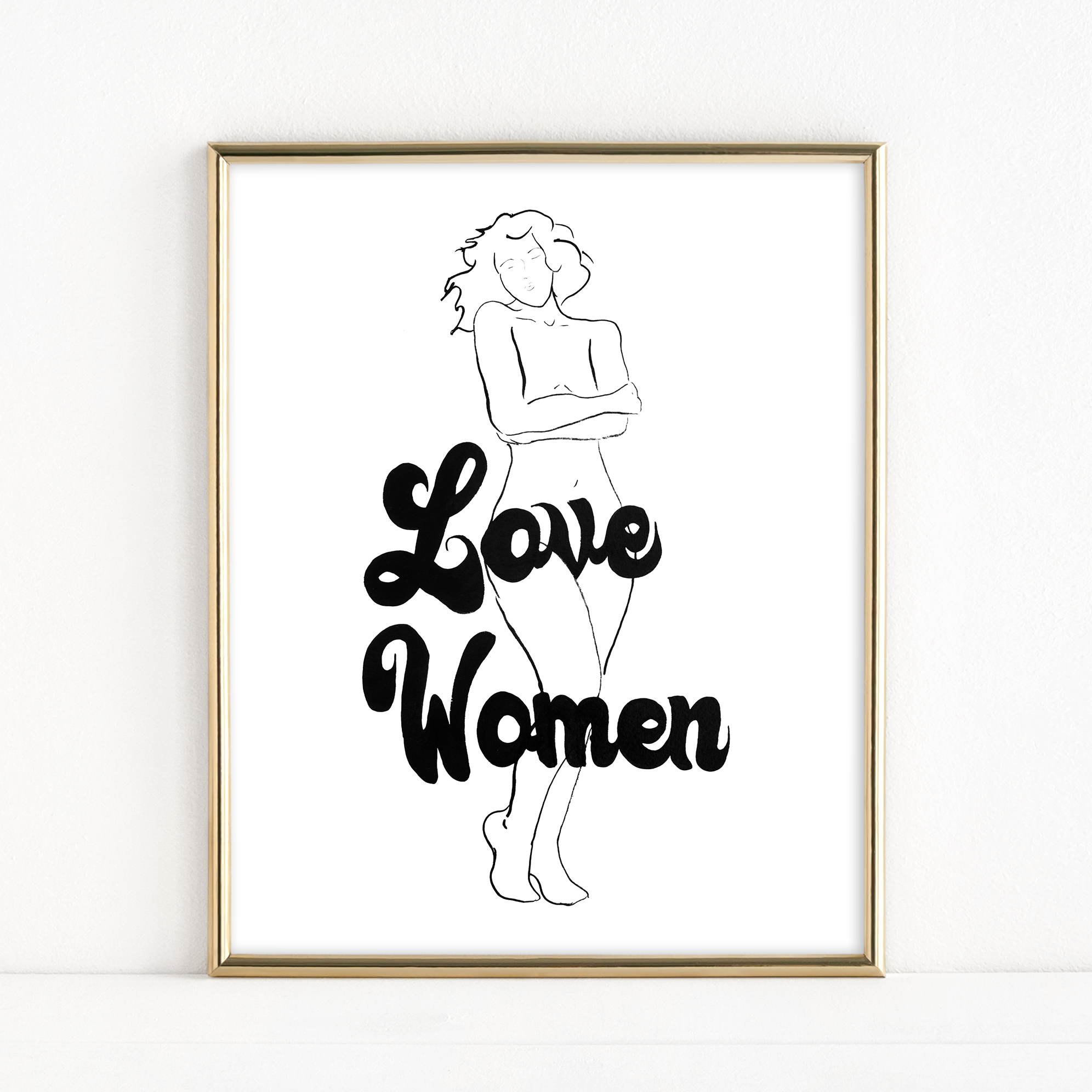 "Love Women" (V is for...) - Fine Art Print