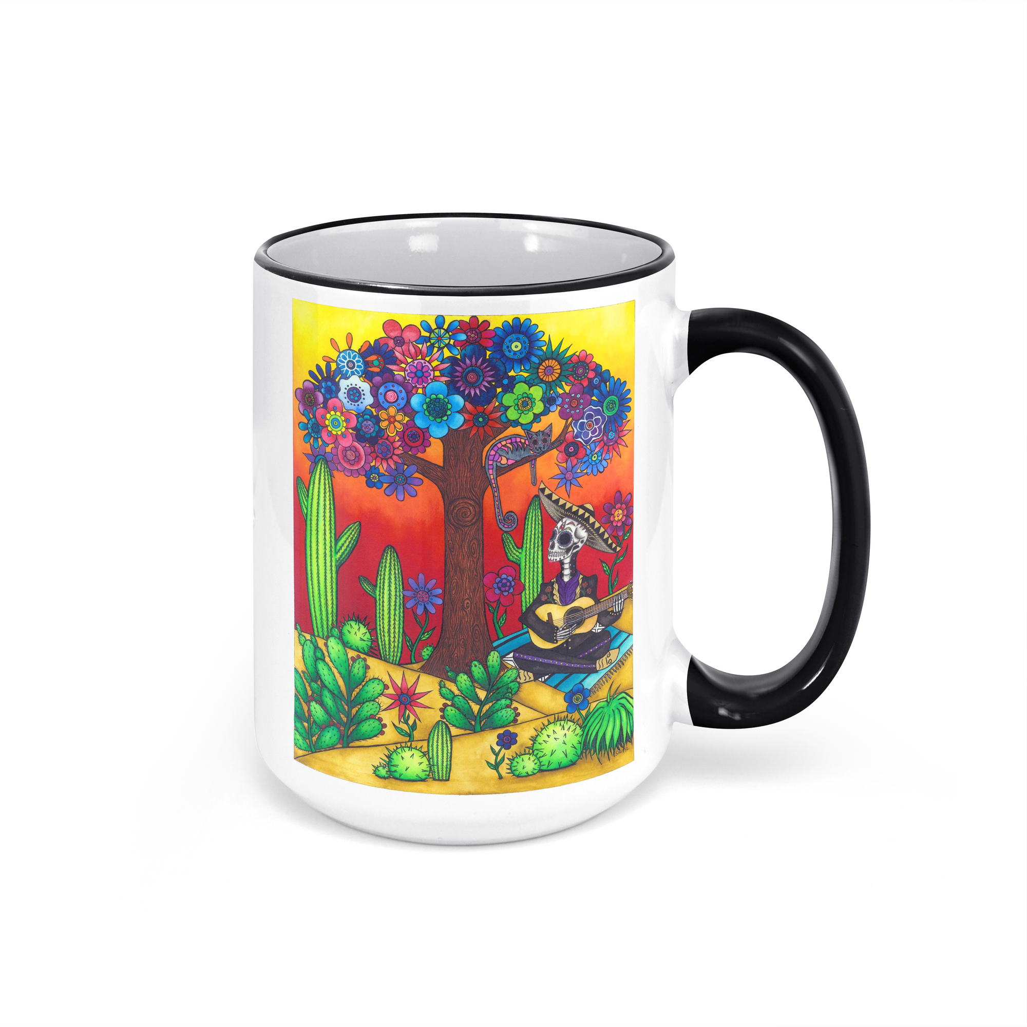 "Mariachi Sunrise" - 15oz Coffee Mug