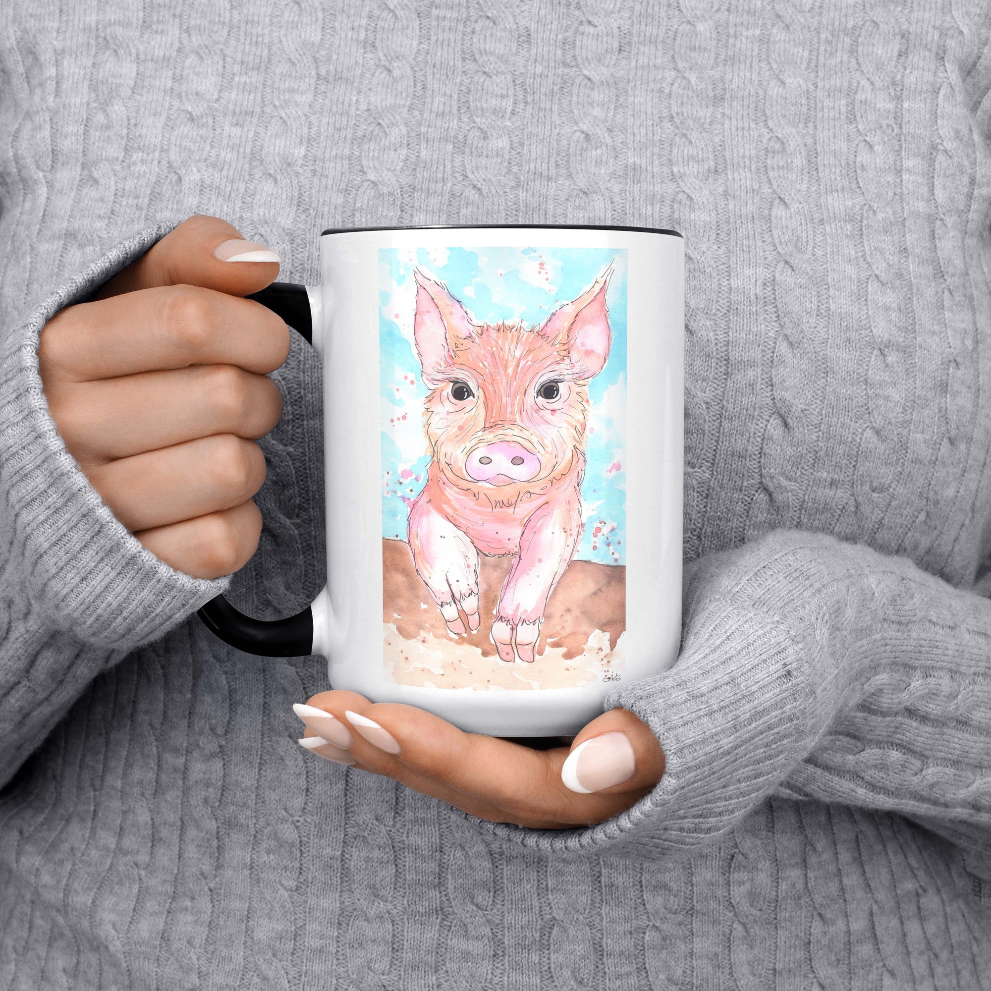 "Mimi's Piggie" - 15oz Coffee Mug