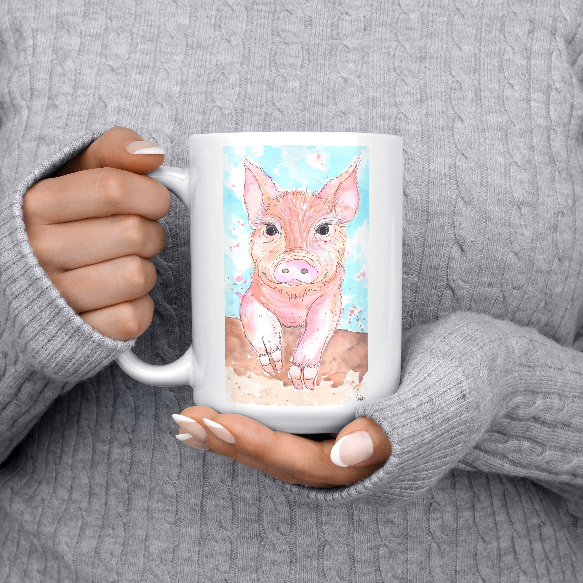 "Mimi's Piggie" - 15oz Coffee Mug