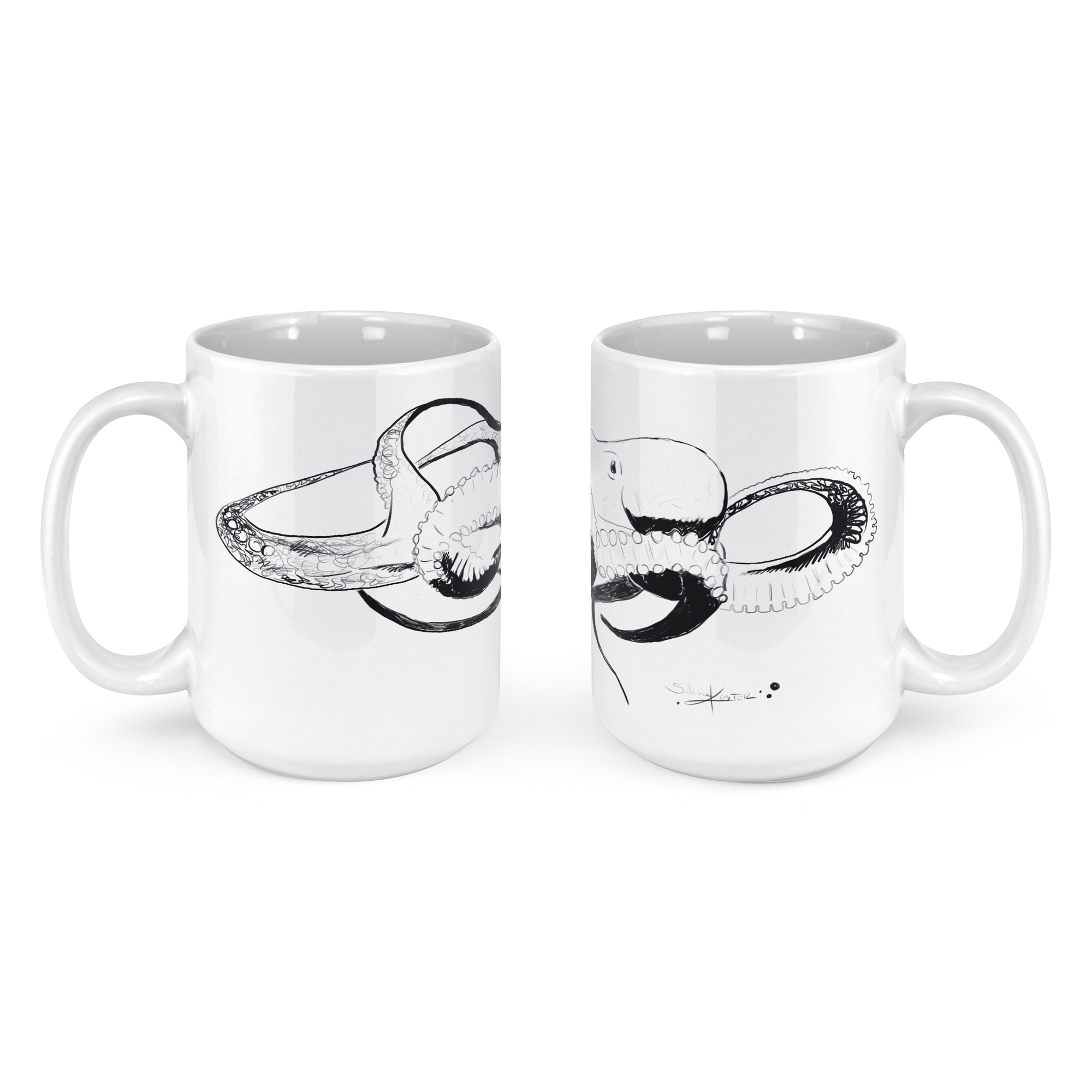 "Octopus (2020)" - 15oz Coffee Mug