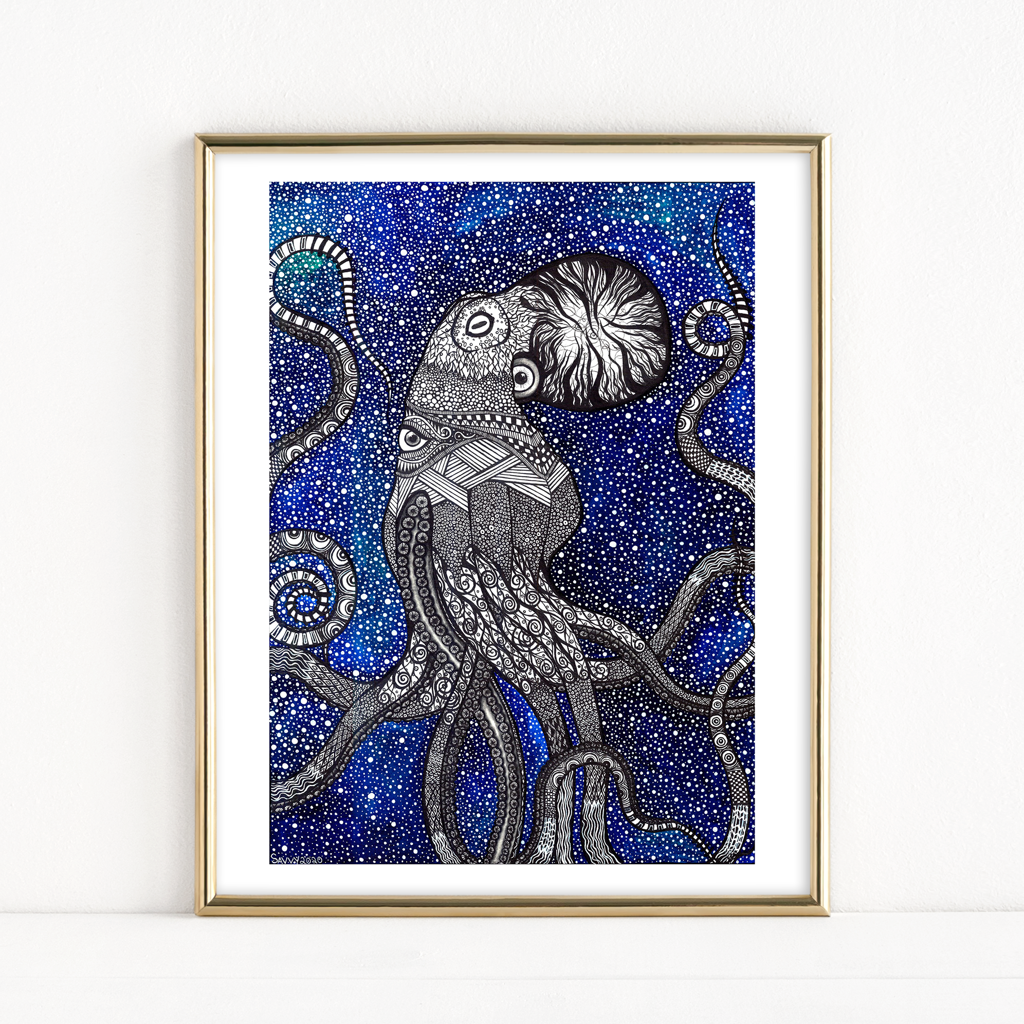 "Ocular Octopus" - Fine Art Print