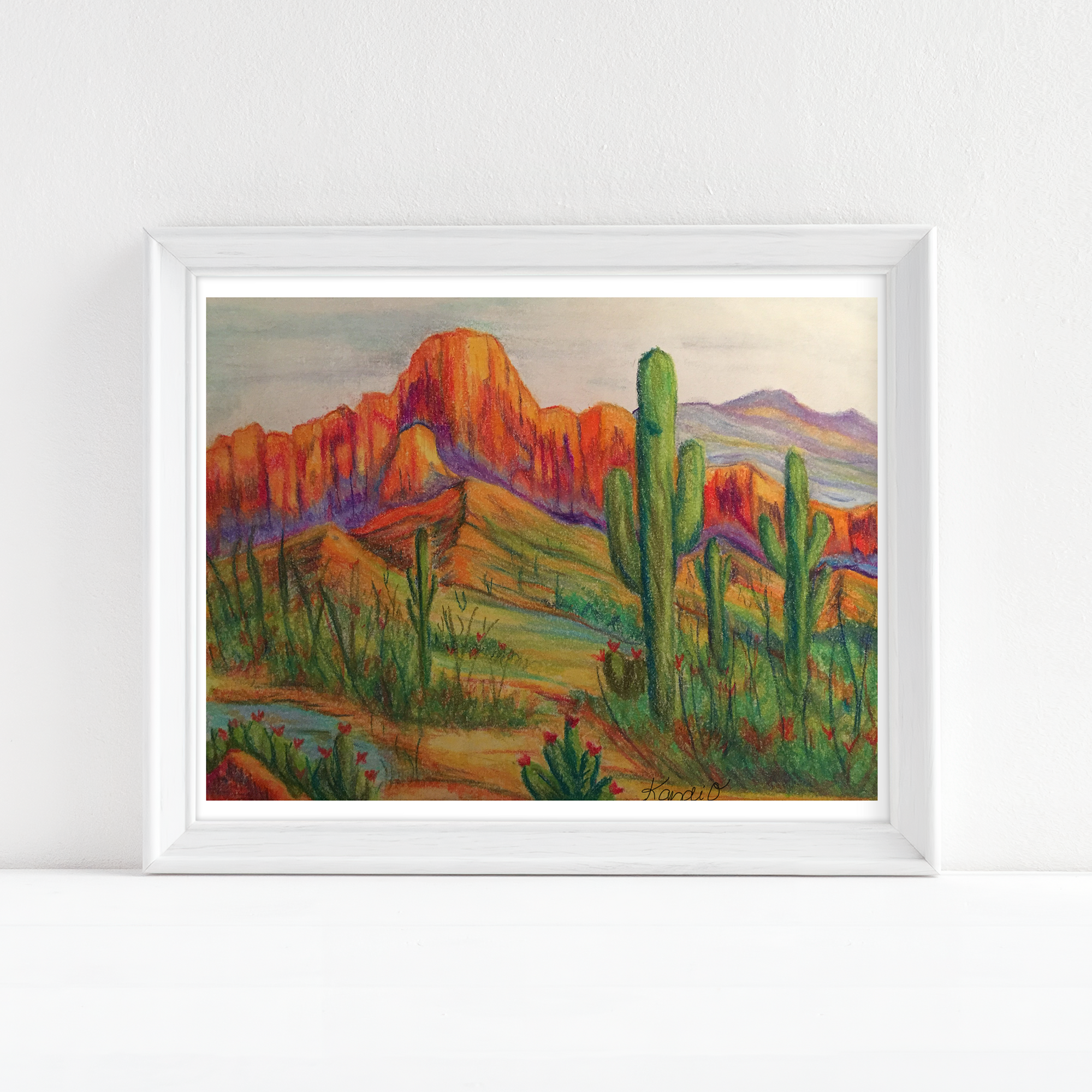 "Orange Desert" - Fine Art Print