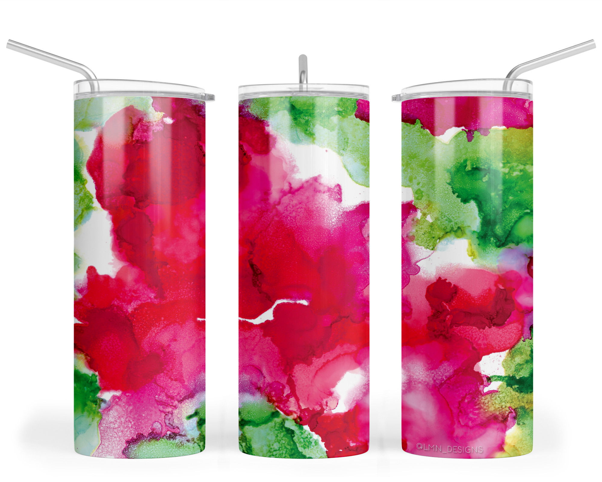 Watermelon Ink - Stainless Steel Tumbler