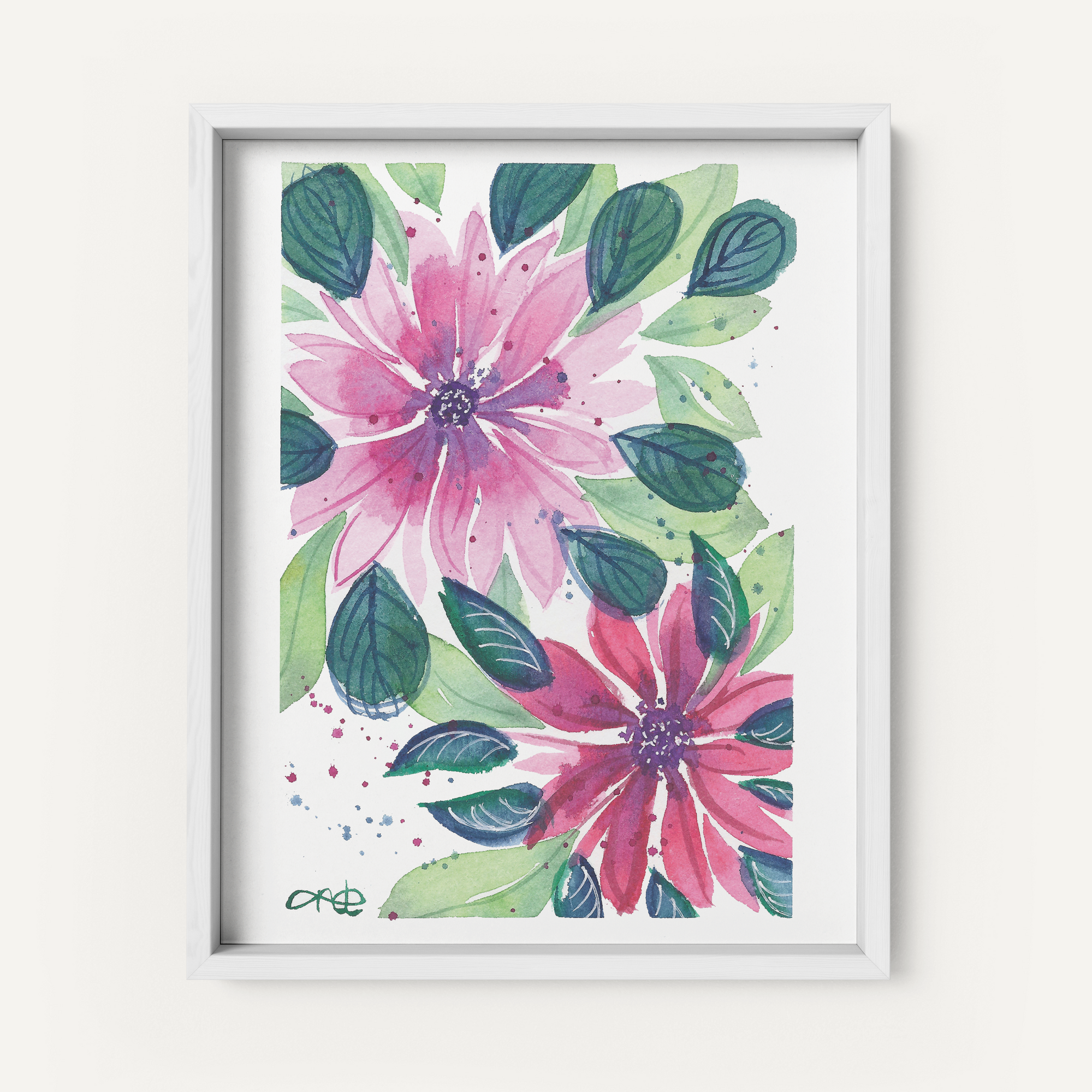 "Pink Flowers" - Fine Art Print