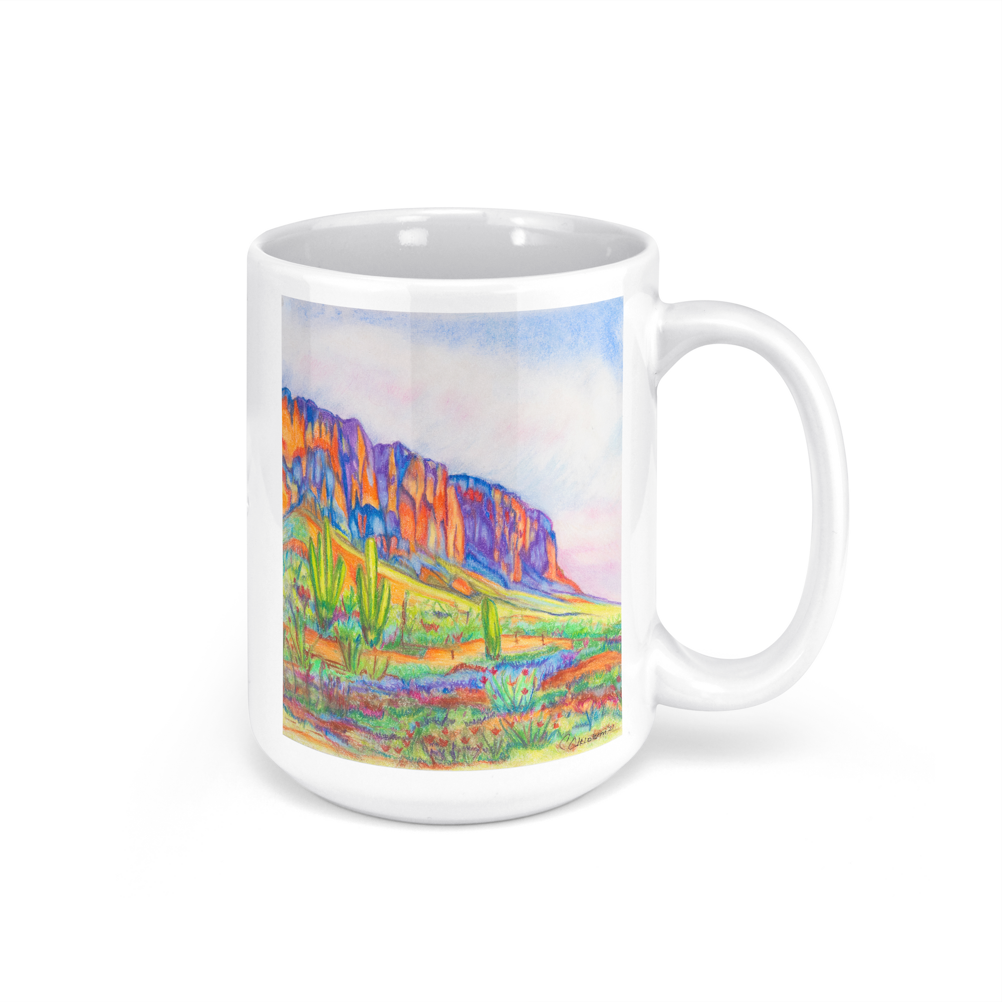 "Purple Mountains" - 15oz Coffee Mug