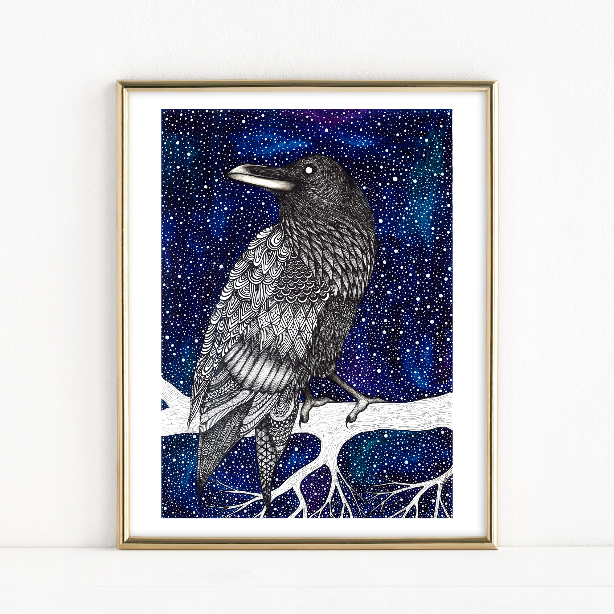 "Space Raven" - Fine Art Print