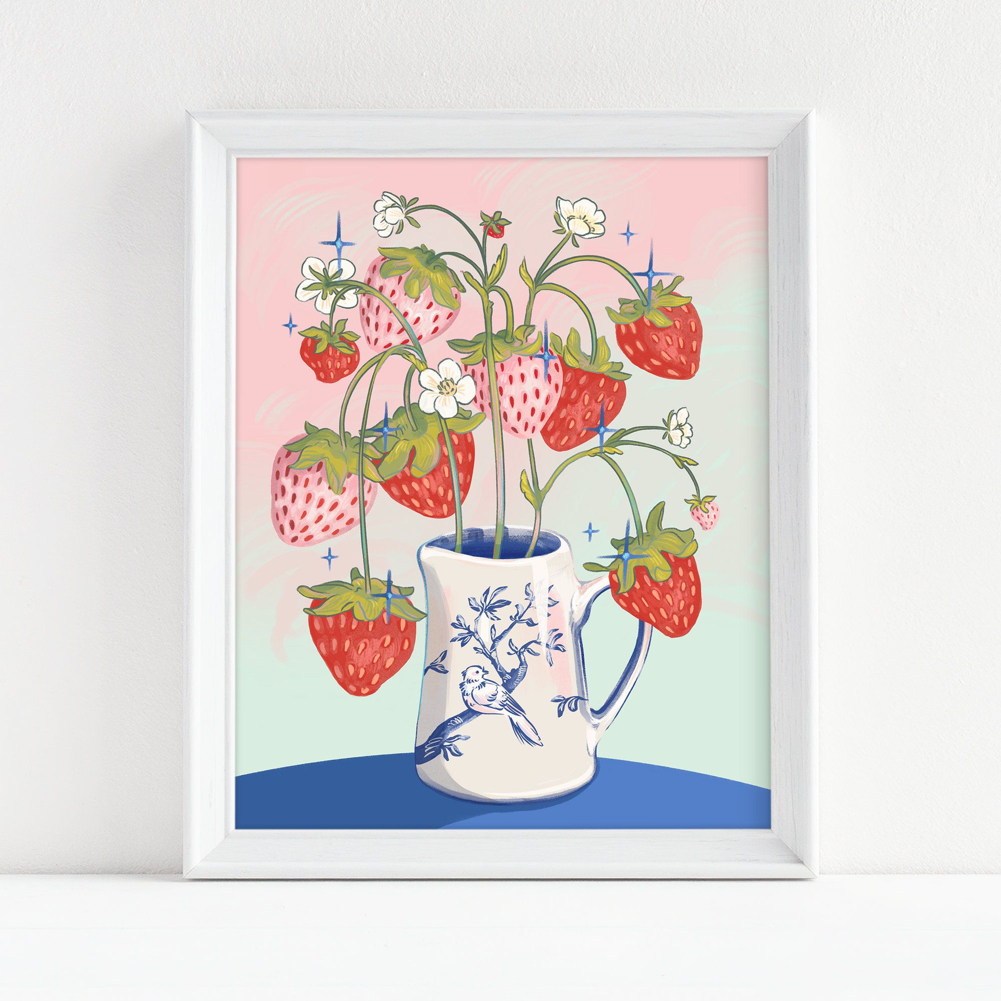 "Strawberry Bouquet" - Fine Art Print