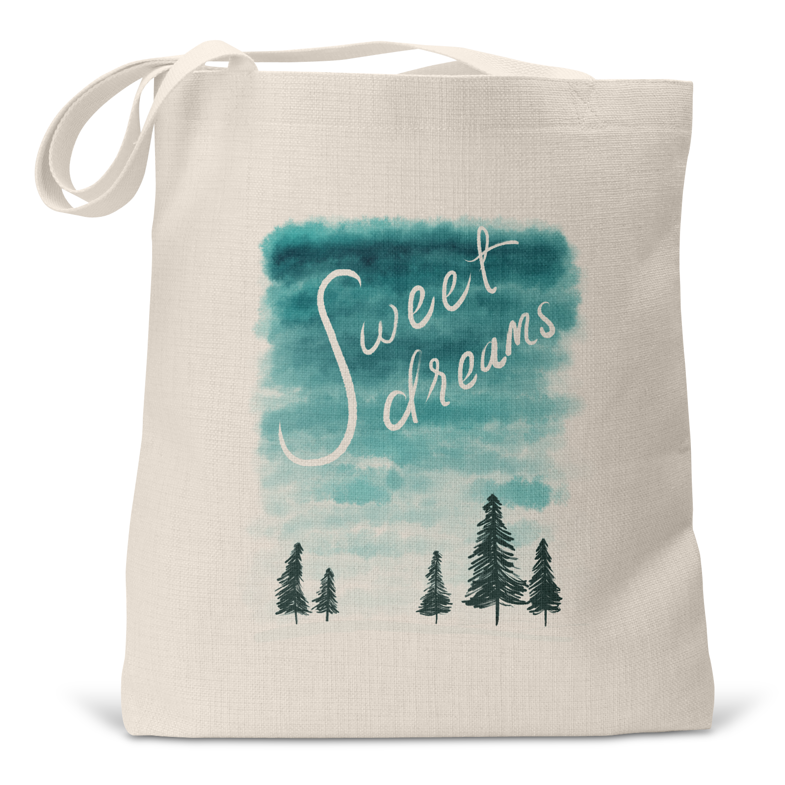 "Sweet Dreams" - Small/Large Linen Tote