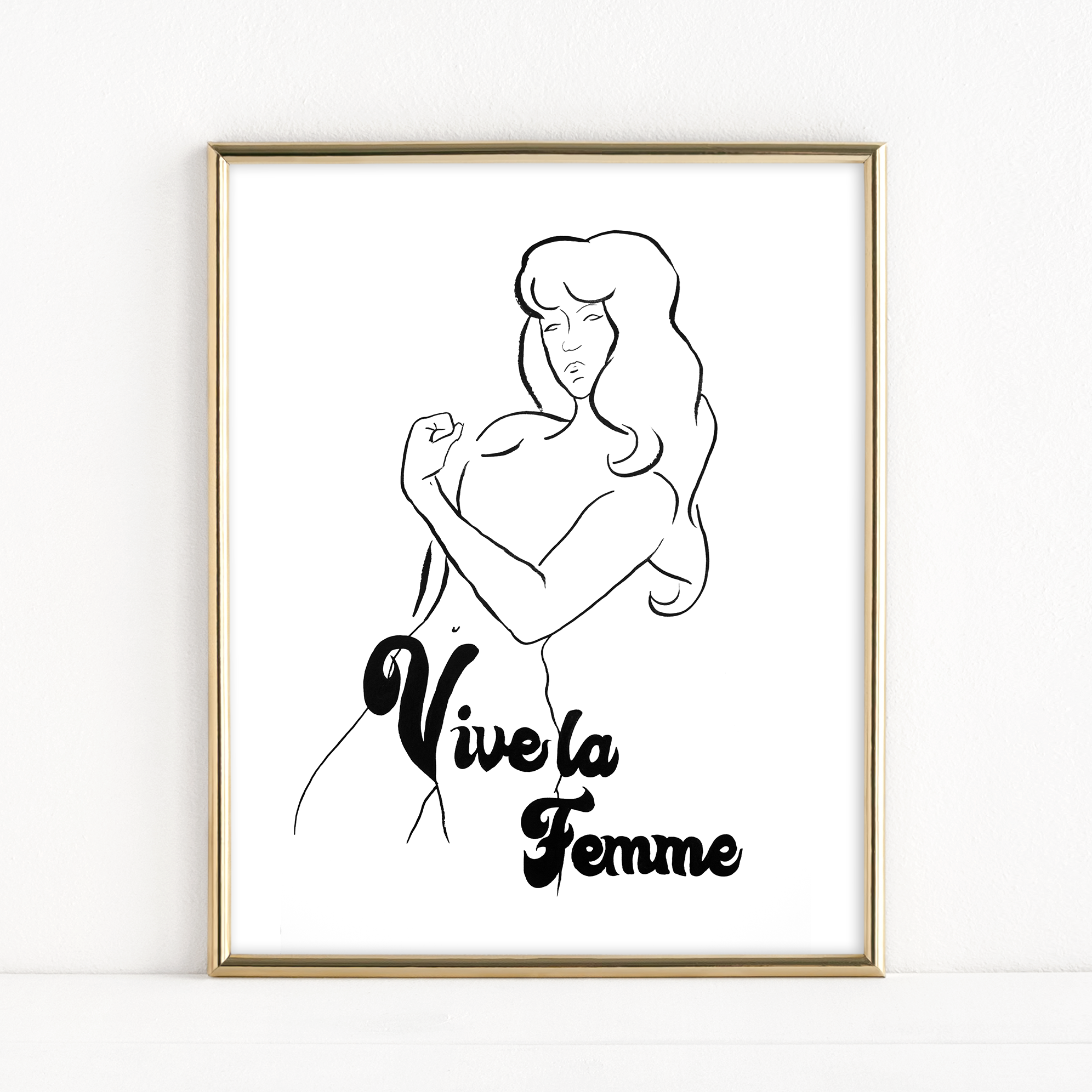 "Vive la Femme (V is for...) - Fine Art Print